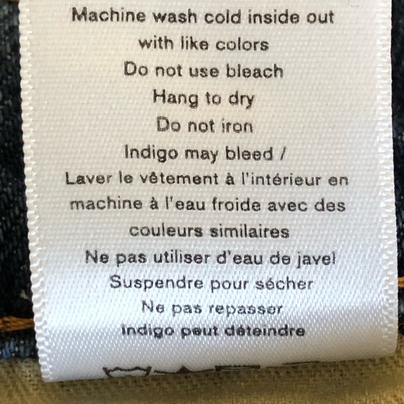 Rag & Bone Rosa Mid -Rise Button Fly Boyfriend Jean Color Jinx Size 27 - Picture 9 of 12